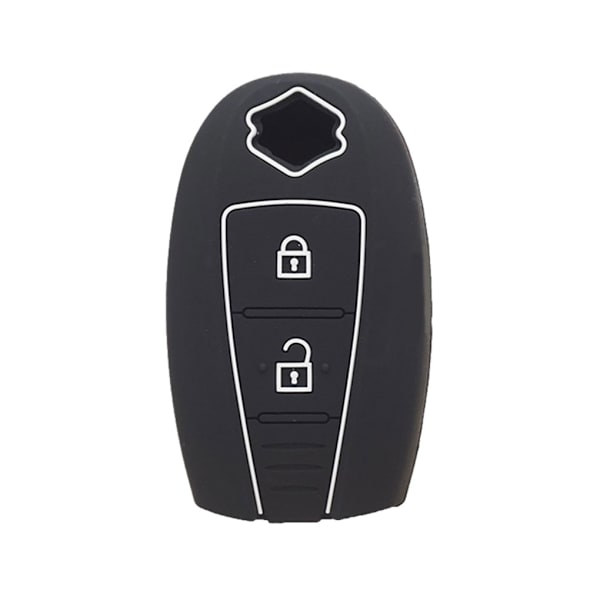 1/2/3/5 bilnyckel 3-knapps halkfri bilfjärrkontroll Black 5PCS