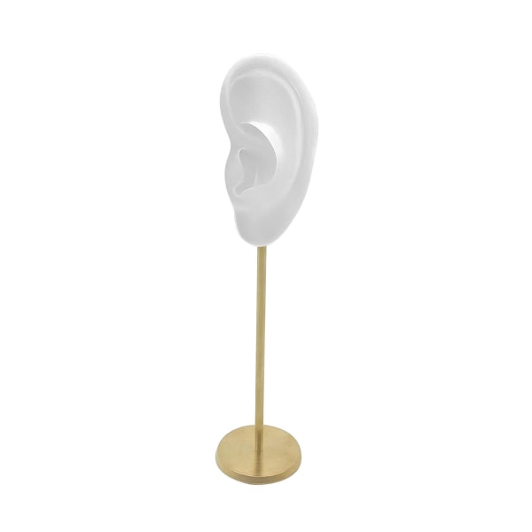 1/2/3 Örhänge Display Stand Human Ear Model Stud Holder Showcase Left Translucent Height: 18cm 1Set