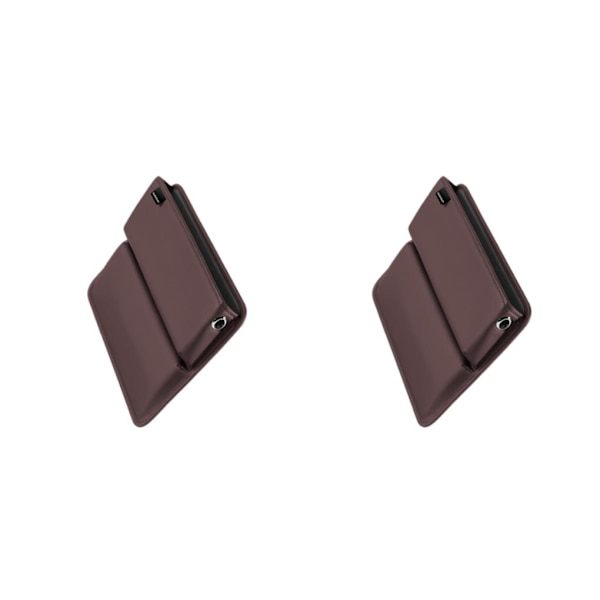 1/2/3/5 Gap Filler PU Läder Passar för nycklar Plånbok för småsaker Coffee 2PCS