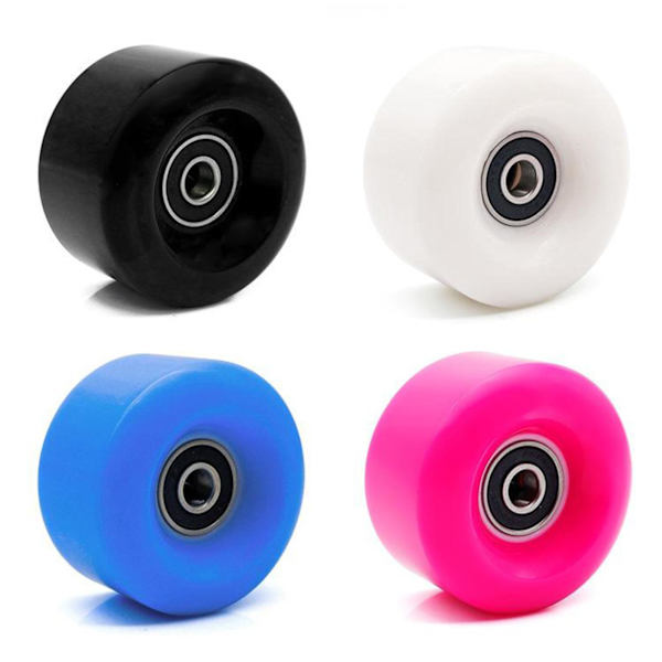 1/2/3 Inline Skate Wheel PU Slitstarka 58 mm 82A hjul White 58x58x32mm 1Set