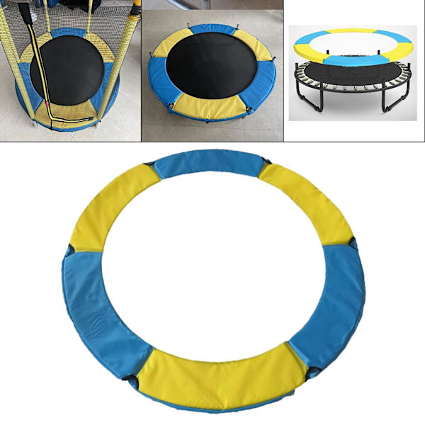 1/2/3/5 Ersättningsdyna för studsmatta säkerhetsstoppningsfjäder Yellow Blue 1.2m 1 Pc