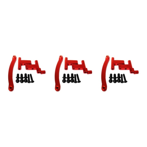 1/2/3/5 Aluminiumlegering Styrservo Saver komplett för 1/18 Red 3Set