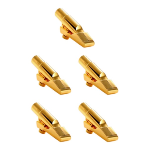 1/2/3/5 Nybörjarvänlig altsaxofonmunstycke med Gold Size 7 5PCS
