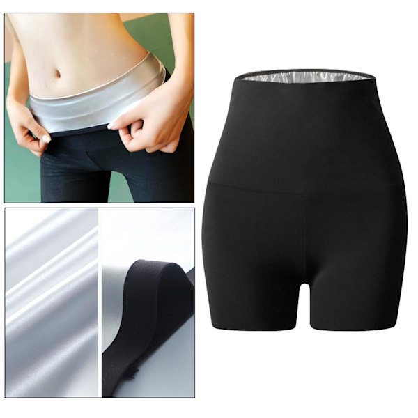 1/2/3/5 Dam Bastu Shorts För Capri Legging Träningsbyxor för Shorts 1 60-80kg 1Set