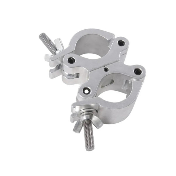 1/3/5 DJ Light Clamps Dubbel vridbar klämma för 1,25-1,38 tum Silver 1Set