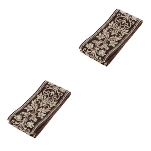 1/2/3/5 Etnisk spets Jacquard Ribbon Broderade Trim Kläder 6CM 2Set