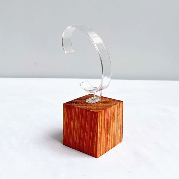 Watch Display Stand Armband Display Organizer för hemmabordsskiva Transparent 5 x 5 x 14.5cm