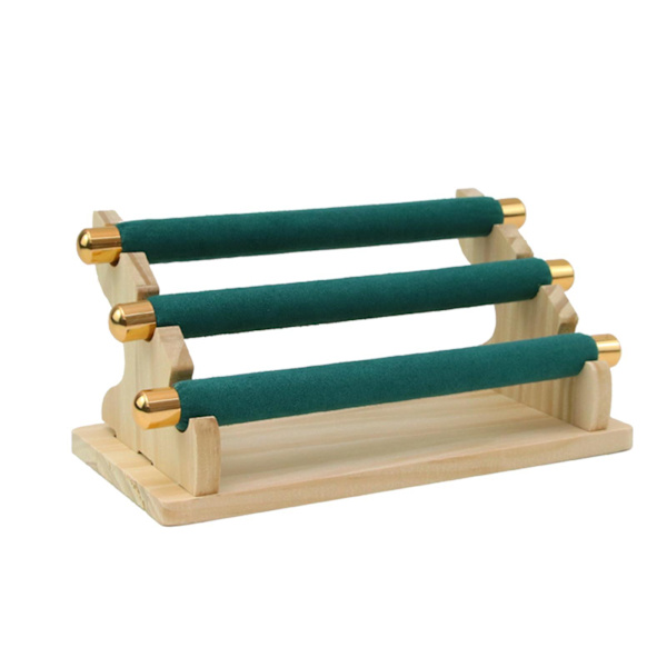 1/2/3 Fristående Ringar Display Hållare Showcase Hållare för hemmet Green 20 x 10 x 9.5cm 1 Pc