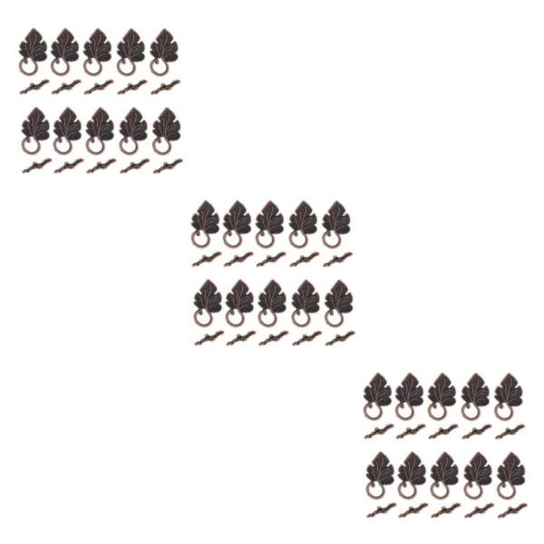 1/2/3 10 set Leaf OT Toggle Clasps Smycken Clasp Connectors Platinum 3Set