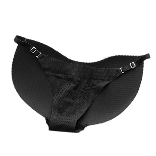 1/2 Kvinnor Full Body Fake Ass Padded Buttock Enhancer För Shaper Black M 1Set