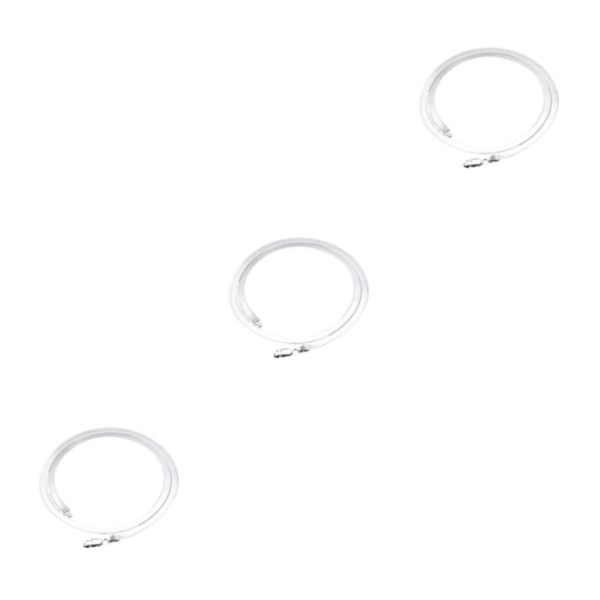 1/2/3 Koppar Snake Chain 925 Silver Halsband Modesmycken 50cm 3PCS