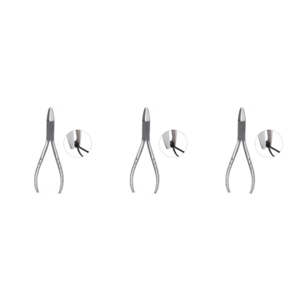 1/2/3/5 Glasögon Båg Tång Multi-Purpose för optiker YG1008 Approx. 15.5x5cm 3Set