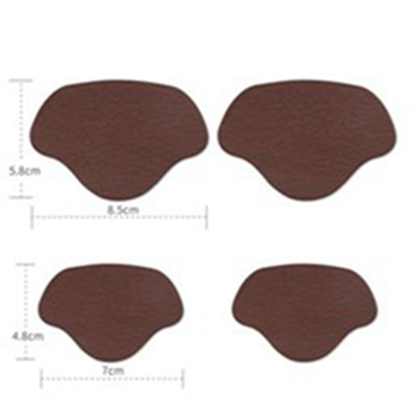 1/2/3/5 Shoe Häl Pad Innersula Häl Reparation Heel Stick för män & coffee 1Set