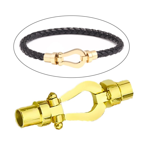 1/3/5 armbandsanslutningsspänne för utbyte av DIY-bearbetning Gold Inner hole 0.52cm 1Set