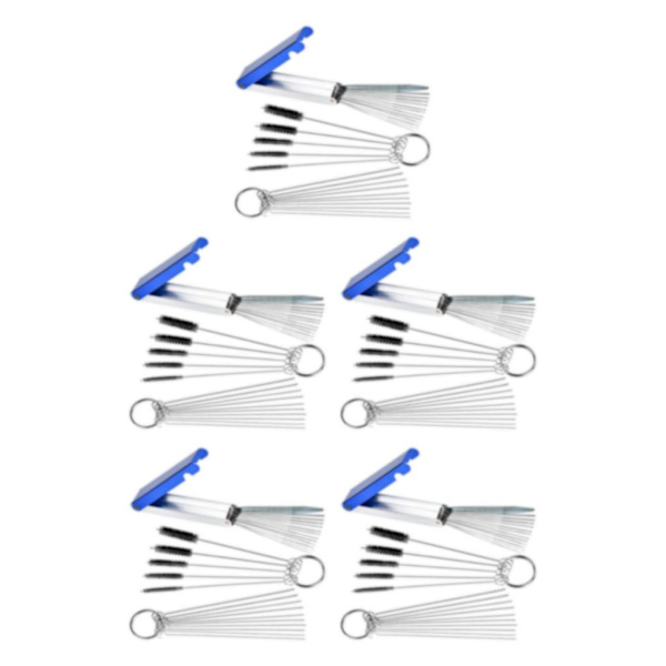 1/2/3/5 Kompatibilitet möter hållbarhet för effektiv ficklampa brush+needle+box 15.5*10*1.5 cm 5PCS