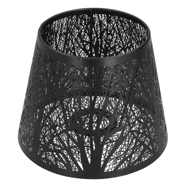 Lampskärm Tree Shadow för E27 Bulb Lampskärm Shell Cover för Black 19 x 15cm