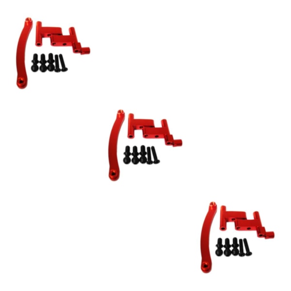 1/2/3/5 Aluminiumlegering Styrservo Saver komplett för 1/18 Red 3Set