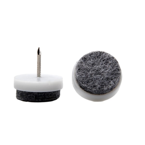 1/2/3/5 36X Nail-on Slider Möbeldyna Filt Glide Hushåll White 22mm 2PCS