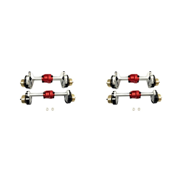 1/2/3 2st Legering CR18P Portalaxlar för Hobby Plus 1/18 CR18P Silver 2Set
