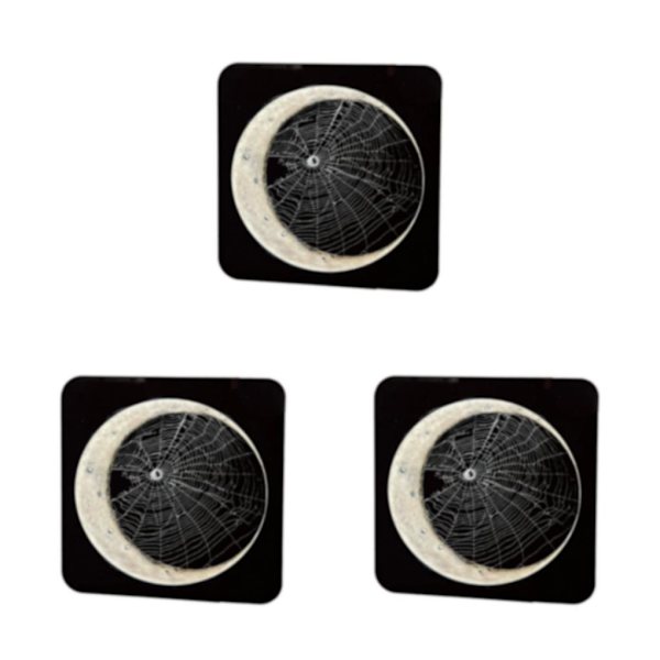 1/3/5 akryl spindelnät Set Snyggt hållbart för Halloween Square 3Set