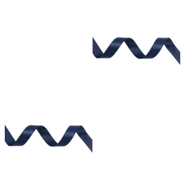 1/2/3/5 Fashionabla satinband för sömnad och hantverk - lätt att navy blue 370 6mm 2PCS