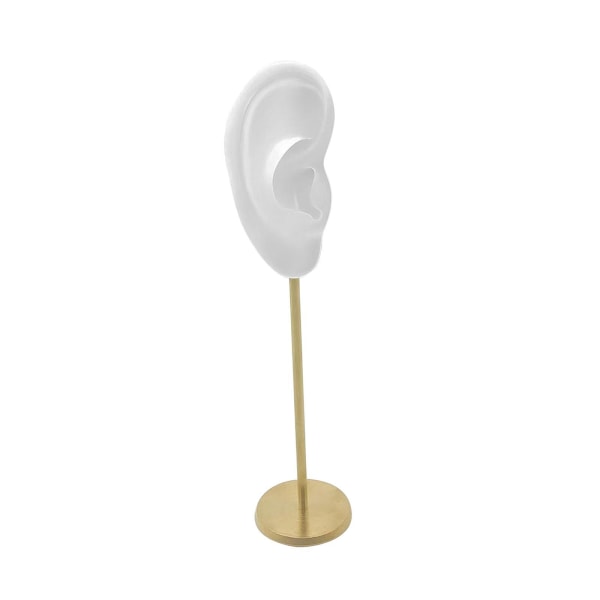 1/2/3 Örhänge Display Stand Human Ear Model Stud Holder Showcase Right Translucent Height: 18cm 1Set