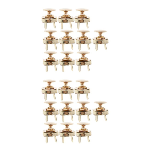 1/2 10 set metall magnetiska fästen knapp för handväska 2Set