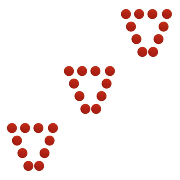 1/2/3/5 10 stycken EVA Foam För Golfswing Övningar Övning Red 42mm 3Set