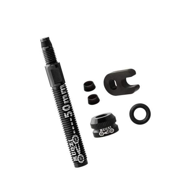 1/2/3/5 För MTB Road Bike Tubeless Tire Presta Valve Extender 50mm Black 50mm 80mm 2Set