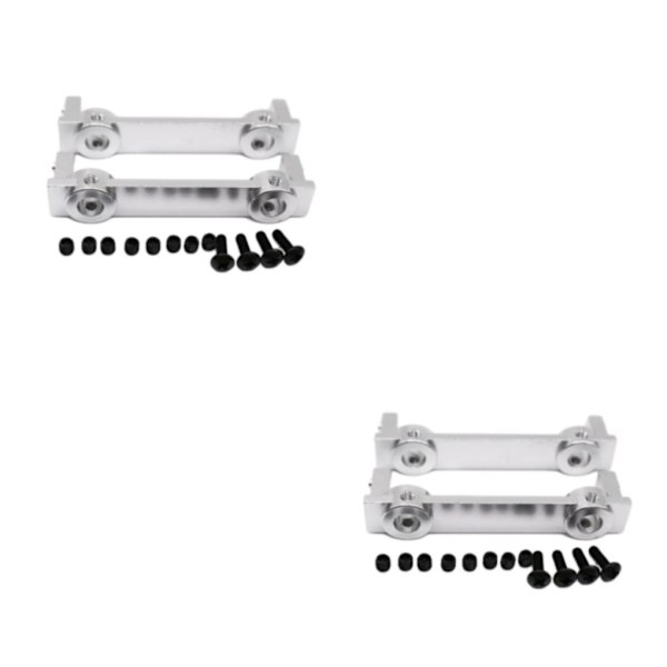 1/2/3/5 och utsökt utförande bakre stötfångare för ECX 1/12 Rc silver 2Set