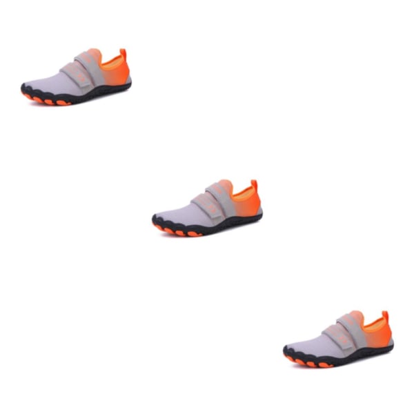 1/2/3 Strandpromenad Vattensko Vada Sneakers Nonslip Fitness Grey Size 36 3PCS
