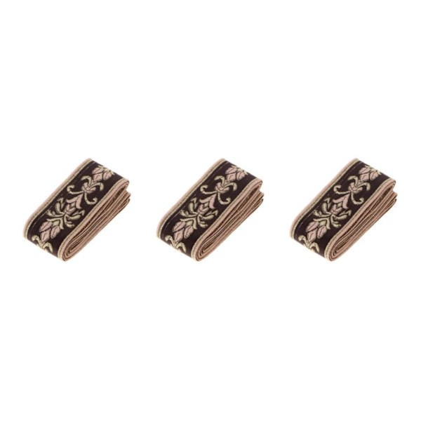 1/2/3/5 Etnisk spets Jacquard Ribbon Broderade Trim Kläder 3CM 3Set