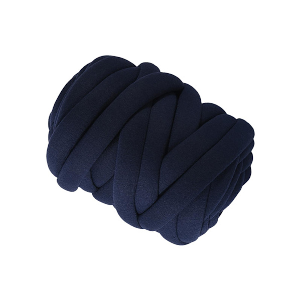 1/2/3/5 Chunky ullgarnfyllning Mjuk stickning för halsdukströja navy blue 12 to 14m 1Set