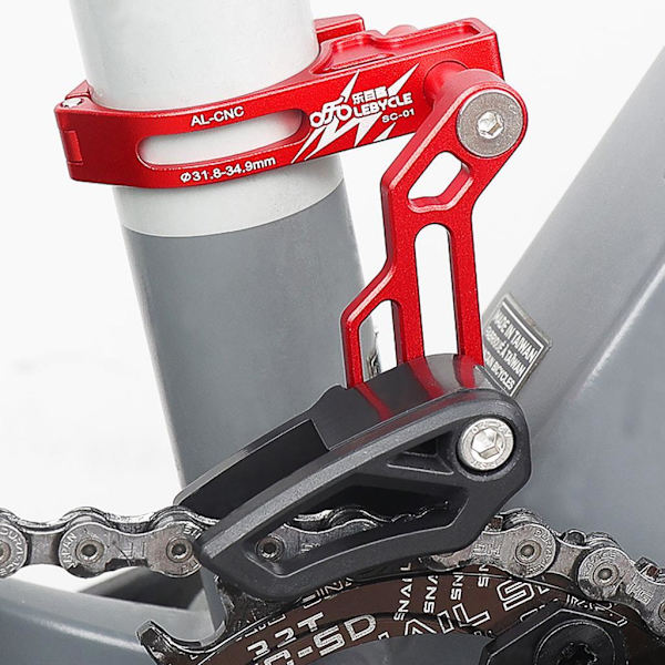 1/2/3 Universal Kedjeguide i aluminiumlegering för MTB-cykel Universal red 1 Pc
