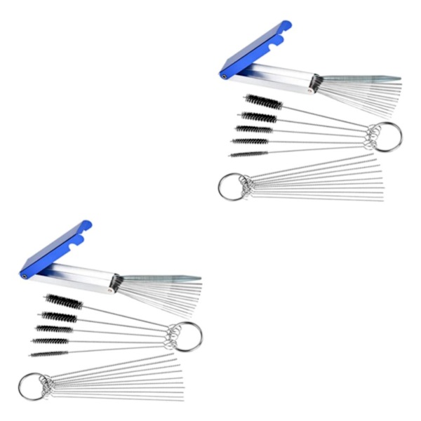 1/2/3/5 Kompatibilitet möter hållbarhet för effektiv ficklampa brush+needle+box 15.5*10*1.5 cm 2PCS