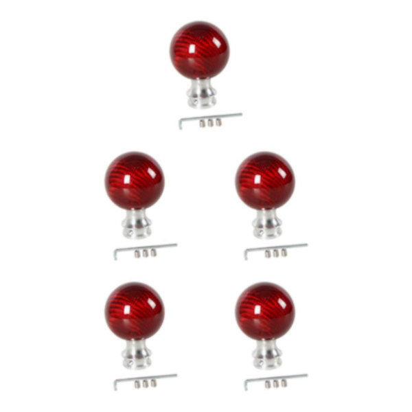 1/2/5 bekväm manuell växelknopp för enkel installation red 7.6*5.2*2.6cm 5PCS