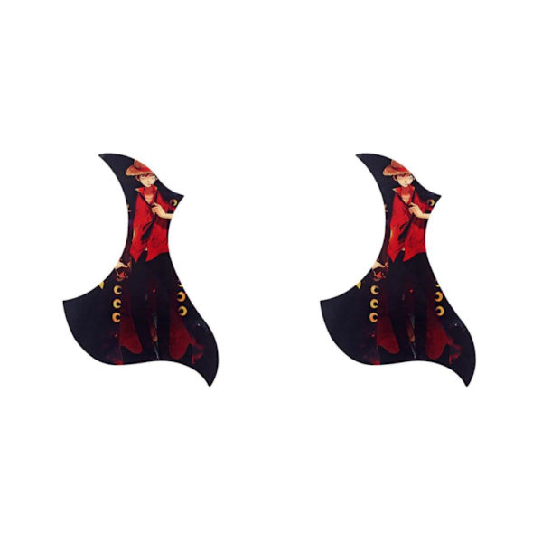 1/2/3 Universal Folk Gitarr Självhäftande Pickguard Sticker för 2Set