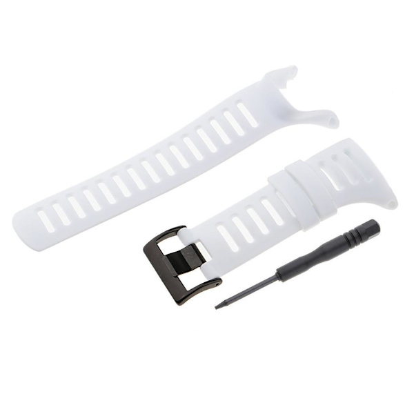 1/2/3 hållbara armbandsur i gummi för För Suunto Ambit3 Black White 24mm 1 Pc