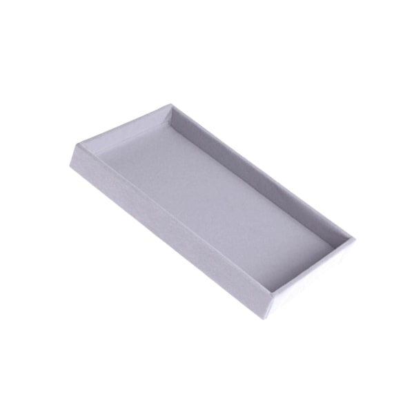 1/2/3/5 Stapelbar smyckesbricka Multipurpose Portable Velvet för Empty Tray Style A 2Set