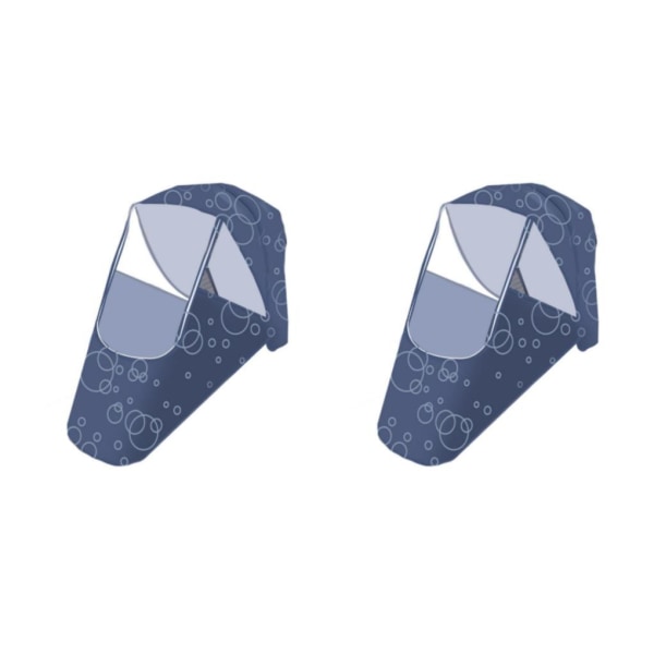 1/2 Regnskydd Buggy Cover Väder För Shield Dark Blue 100x58x50cm 2Set