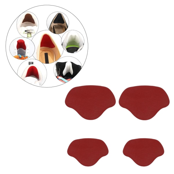 1/2/3/5 Shoe Häl Pad Innersula Häl Reparation Heel Stick för män & red 1Set