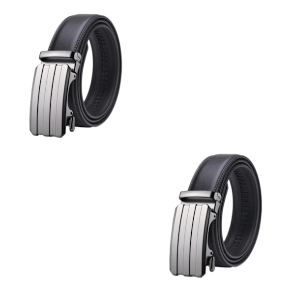 1/2/3/5 Klassisk stil affärsbälte för män - utsökt hantverk 009 125cm 2PCS