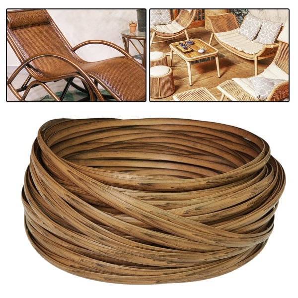 Stol Soffa Soffa Fixeringssats 8mm Wicker Möbler Reparationssats PE dark wood color