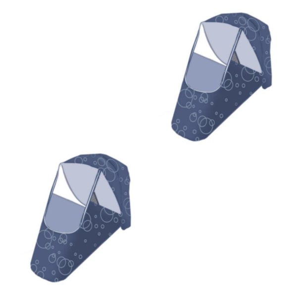 1/2 Regnskydd Buggy Cover Väder För Shield Dark Blue 100x58x50cm 2Set