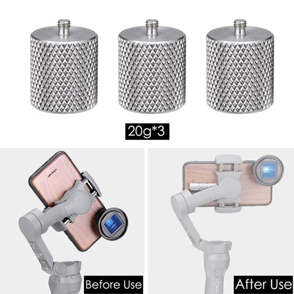 1/3 Silver Stabilisator Balansvikt - Lätt att installera och 1 Pc