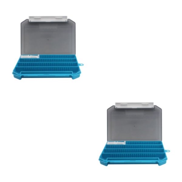 1/2/3 karp fiskeredskap Box organizer fiskepärlor Blue 20.5x14.5x3cm 2Set