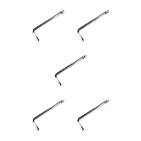 1/2/3/5 Kompatibilitet möter hållbarhet för effektiv ficklampa L-shaped wrench 6.1*0.329*0.2cm 5PCS
