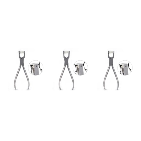 1/2/3/5 Glasögon Båg Tång Multi-Purpose för optiker YG1009 Approx. 15.5x5cm 3Set