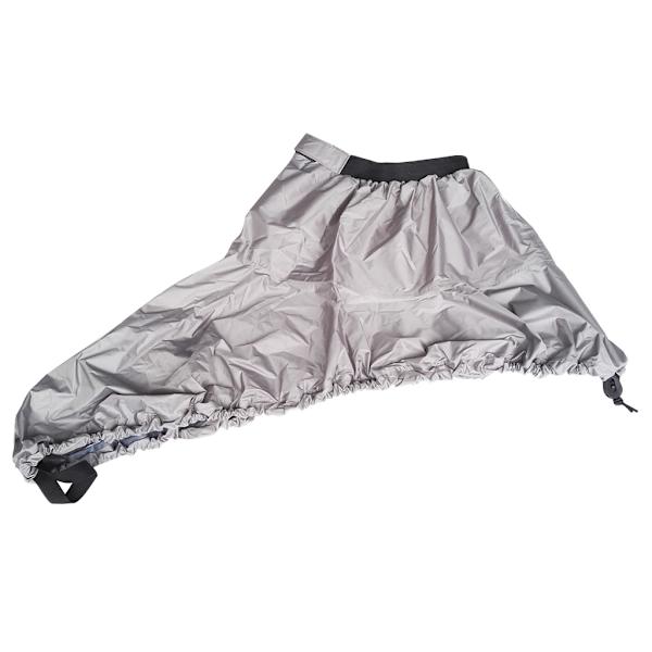Justerbar Universal Kajak Kanot Båt Cockpit Spray Skirt Deck Grey S