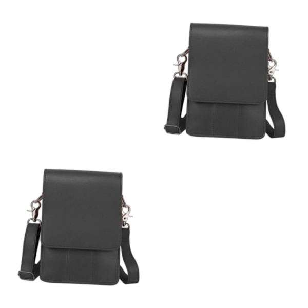 1/2 Frisörhölsterpåse Midjeväska Bältesax sax Black 21x19x4cm 2Set